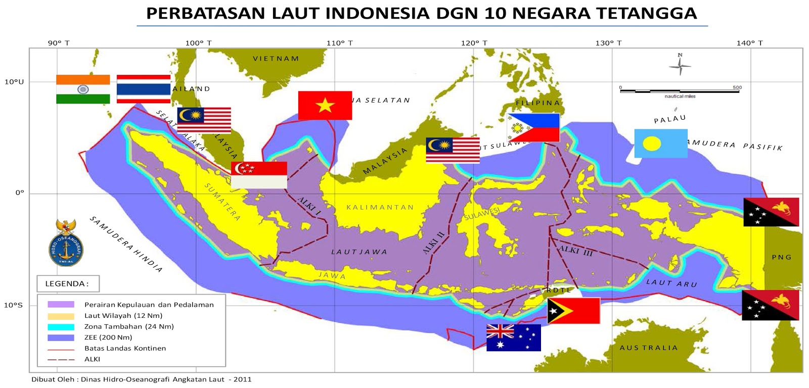 Batas Teritorial Laut Indonesia - TKJ