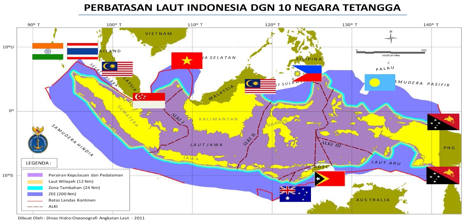 Batas Teritorial Laut Indonesia TKJ