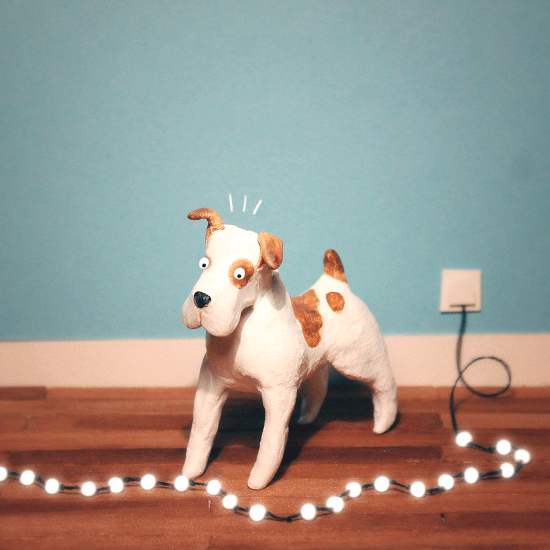 Christmas puppies gif Marta Długołęcka: Merry Christmas everyone!