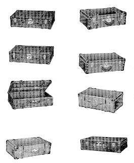 digital travel clip art suitcase vintage travel digital collage sheet