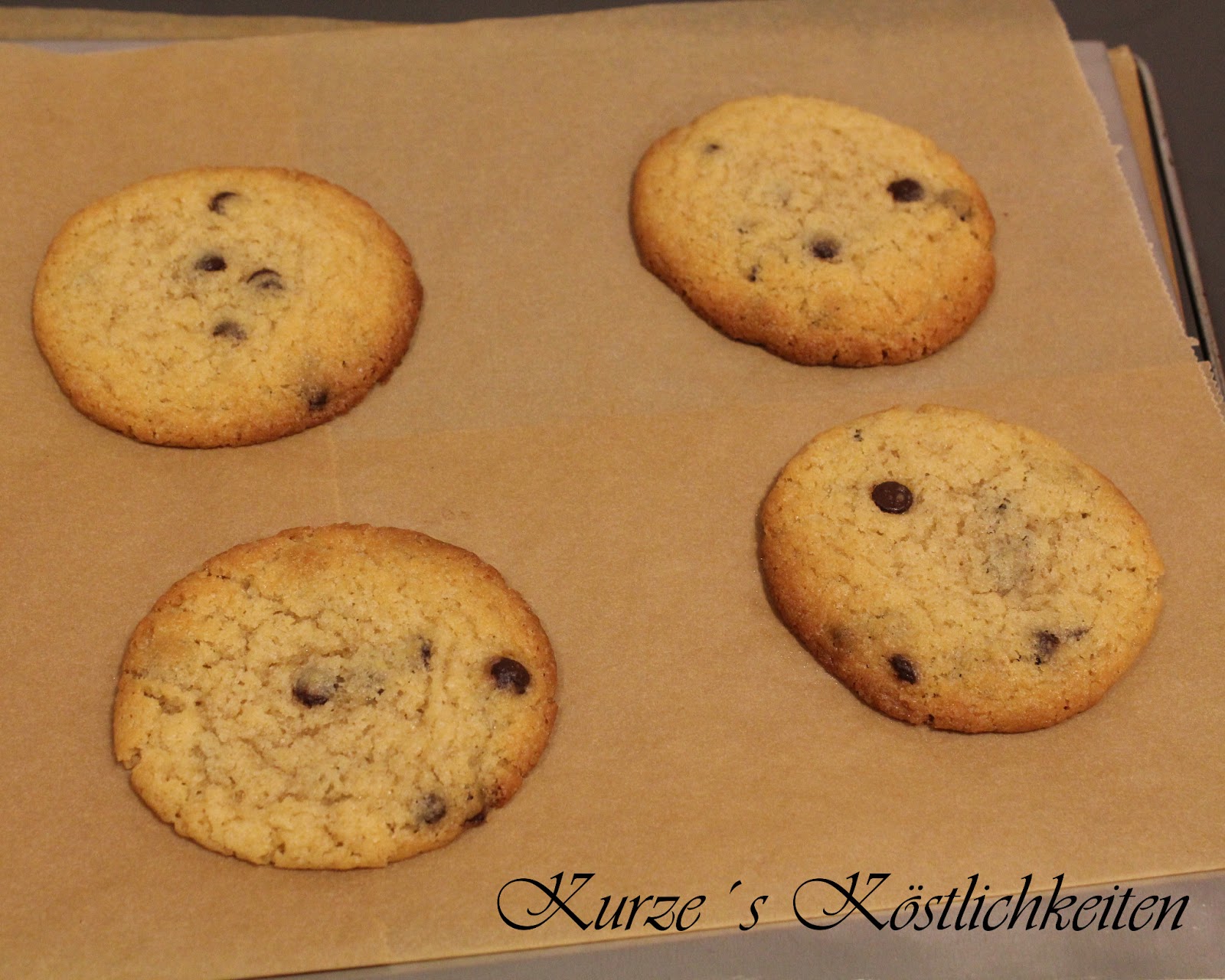 Kurze´s Köstlichkeiten: Unglaublich leckere Chocolate Chip Cookies ...