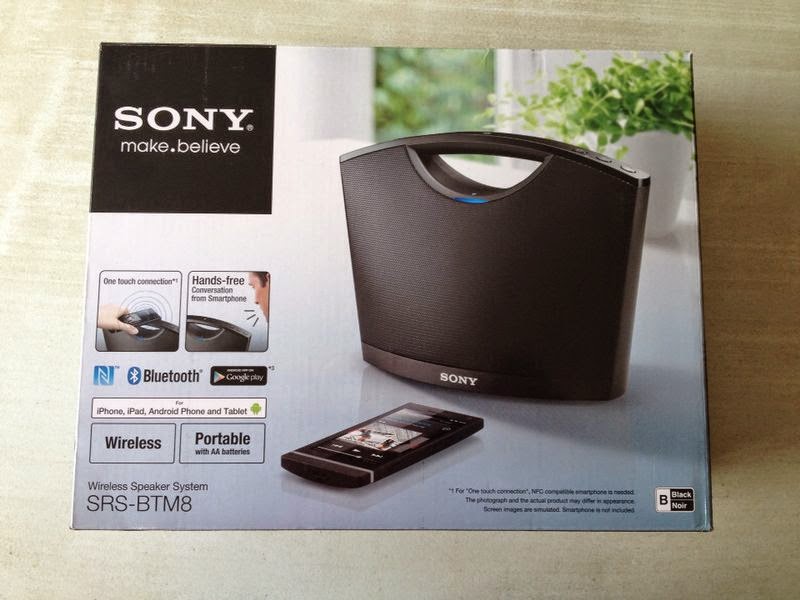 The Life's Way: Product Review – Sony Wireless Speaker System – SRS-BTM8