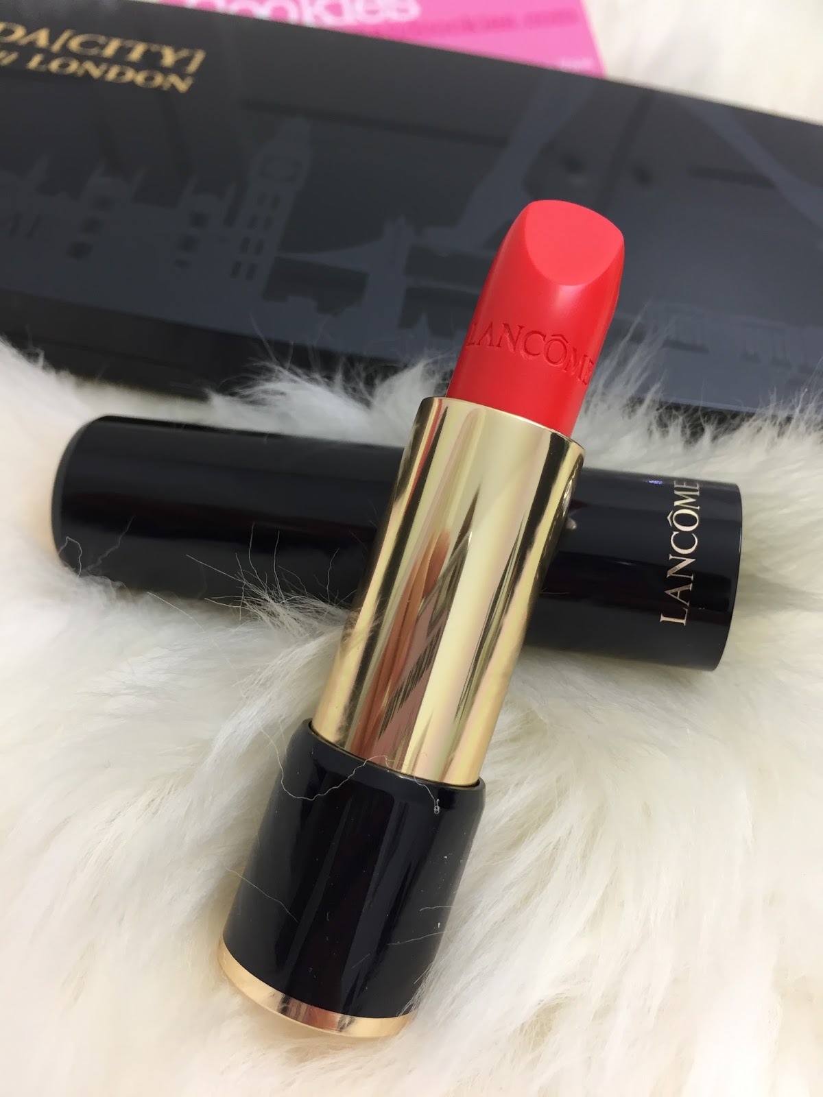 Lancome L'Absolu Rouge lipstick by Lisa Eldridge on Fashion and Cookies beauty blog, beauty blogger