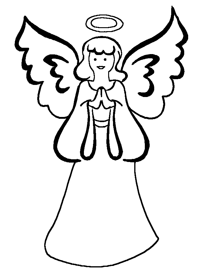 Free Printable Angel Coloring Sheets