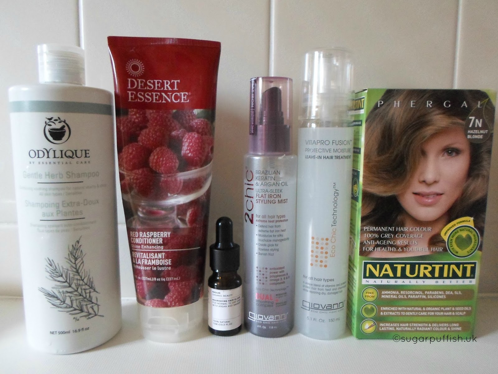 Natural and Organic Haircare Routine 2016 featuring Odylique, Giovanni, Desert Essence, Naturtint