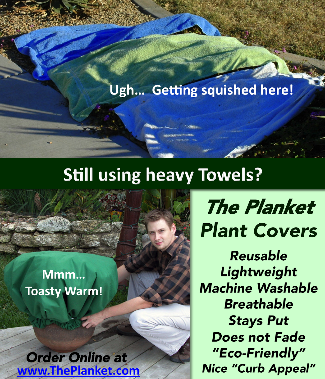 Gardening Tips by The Planket plant & garden Frost Covers