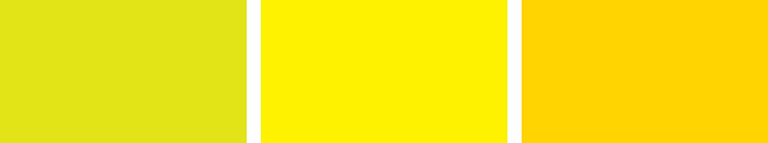 análogos amarillo