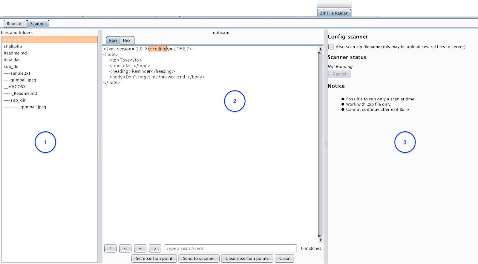 ZIP File Raider Burp Extension For ZIP File Payload Testing