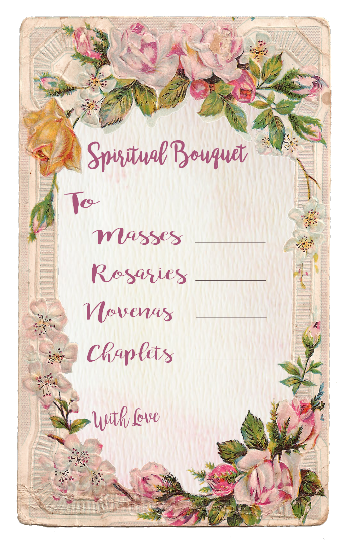 Christian Study Tools Spiritual Bouquet Gift Card Free Printables