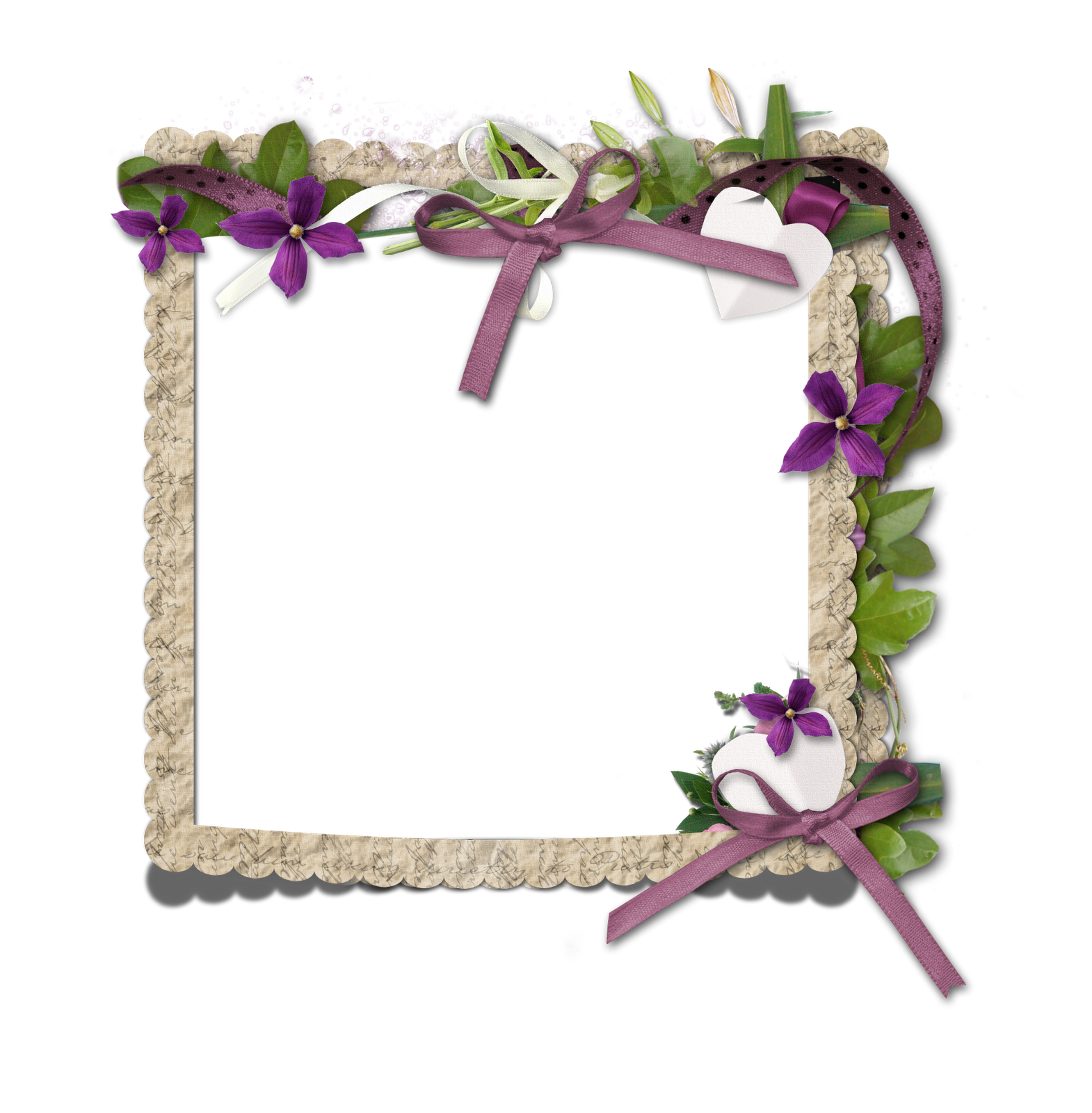hermosos marcos florales en png arte digital postales de flores gratuitas