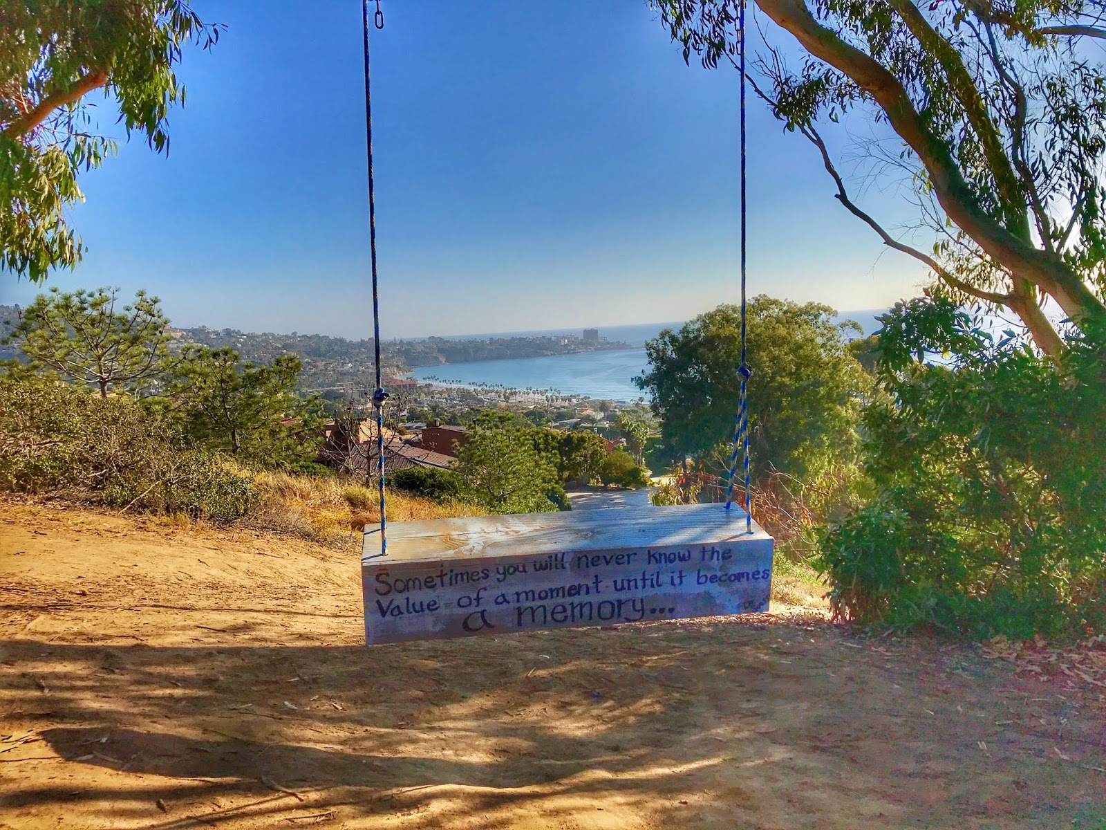 La Jolla Secret Swing La Vida is Belle