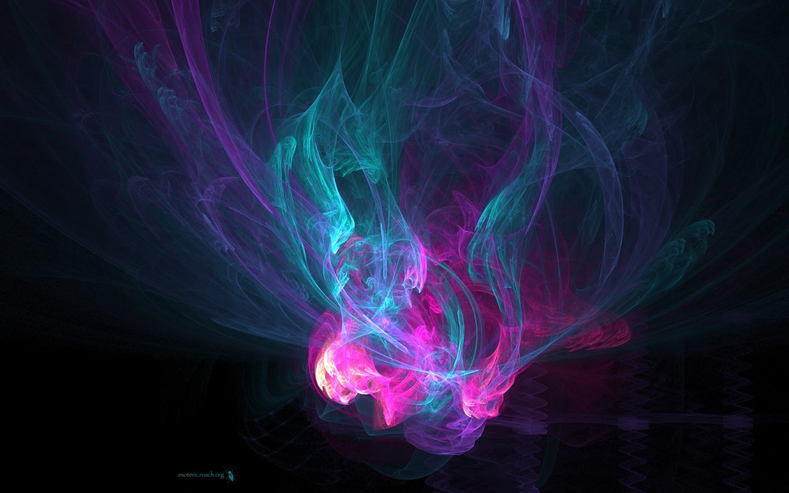 fondo HD abstracto de luz en la oscuridad
