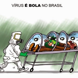Ebola, aqui  é  embora..