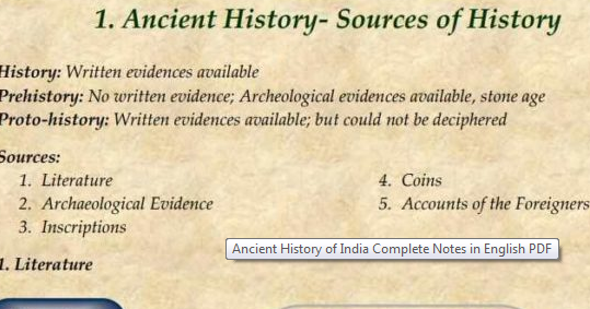 Ancient Indian History PDF Download