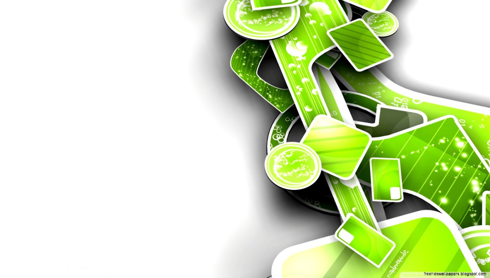 Green 3D Wallpaper | Free Hd Wallpapers