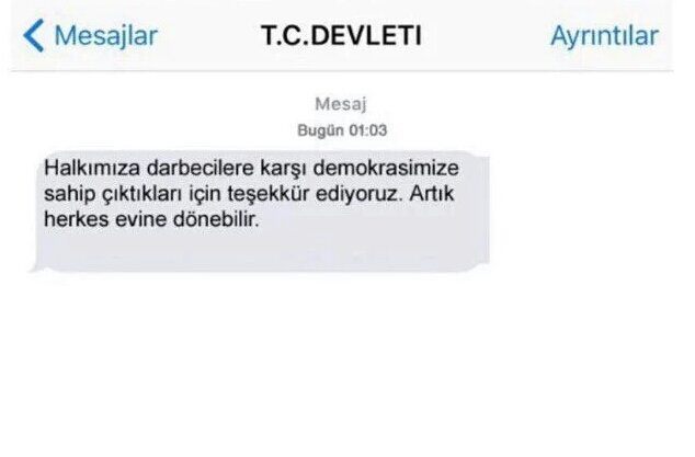 Fetöcüler Halkı Sokaklardan Çekmek İçin Sahte SMS Atıyor