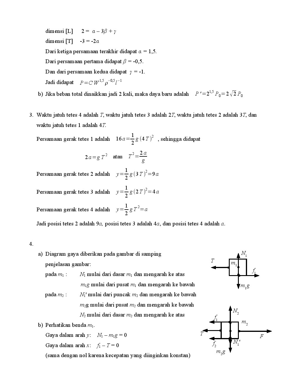 Soal dan Pembahasan Olimpiade Fisika SMA TIngkat Kabupaten Tahun 2009