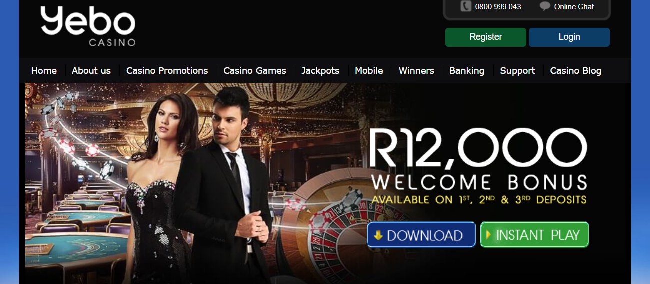 Yebo casino download
