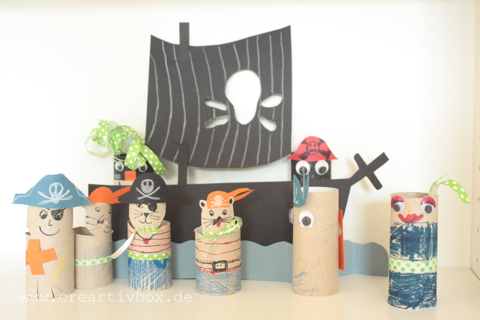 Piraten Kindergarten Basteln | dansenfeesten