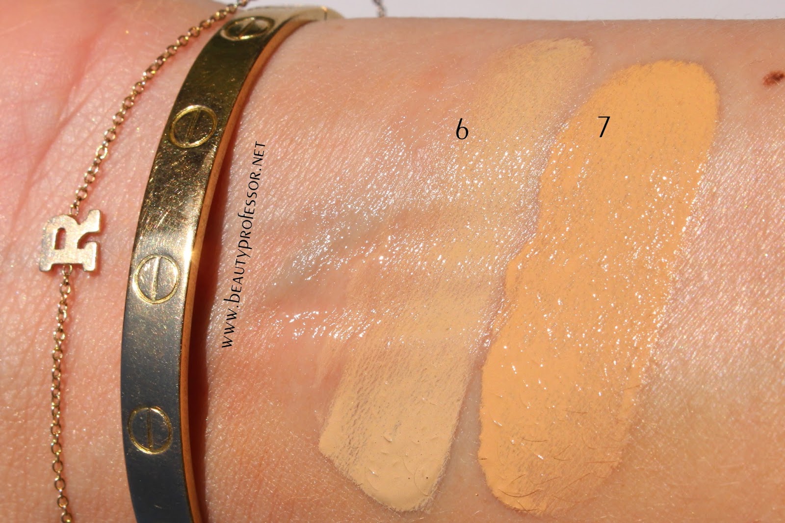 Beauty Professor Charlotte Tilbury Magic Foundation Swatches of ALL