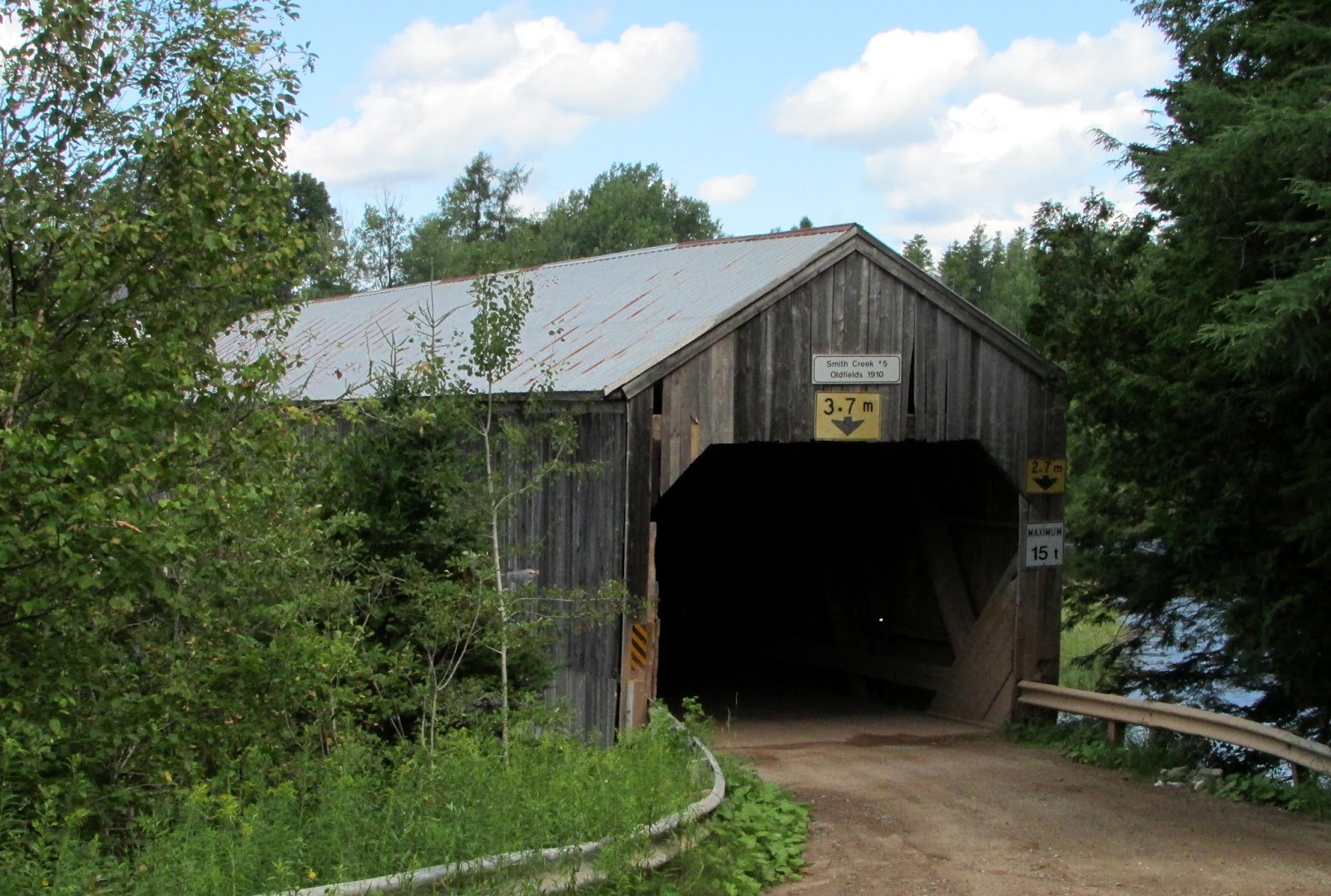 New Brunswick's Covered Bridges Smith Creek No.5 (Oldfields)