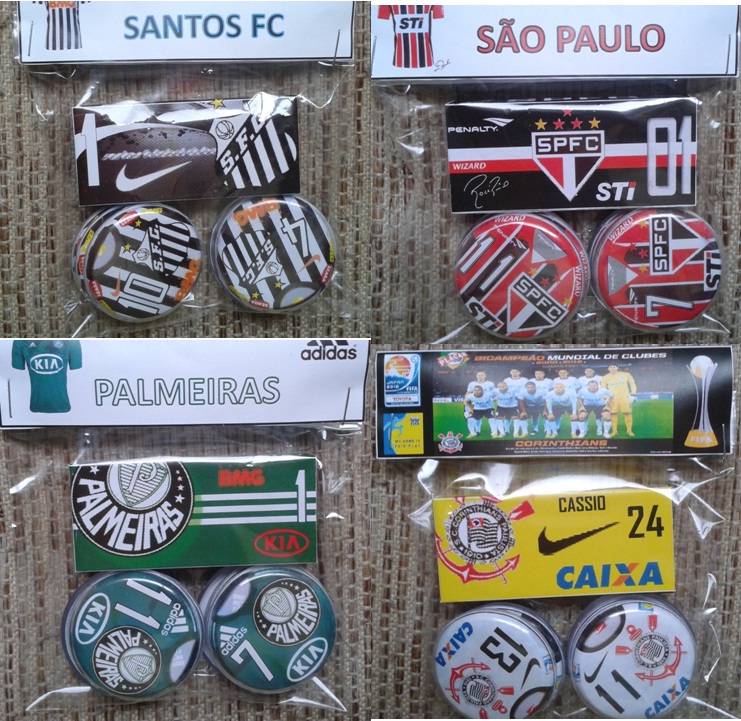 FUTEBOL DE BOTÃO JOGA BONITO Futebol de Botão Times Paulistas