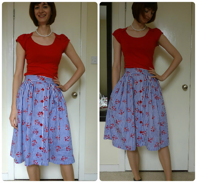 Kestrel Makes: My Version of the Picnic Blanket Skirt