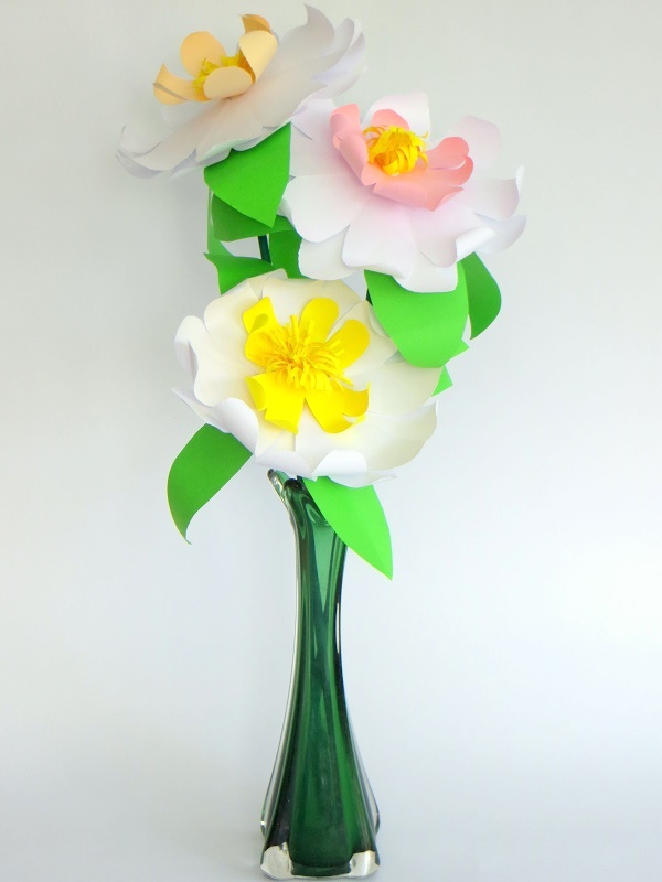 How to Make Beautiful Paper Stick Flower