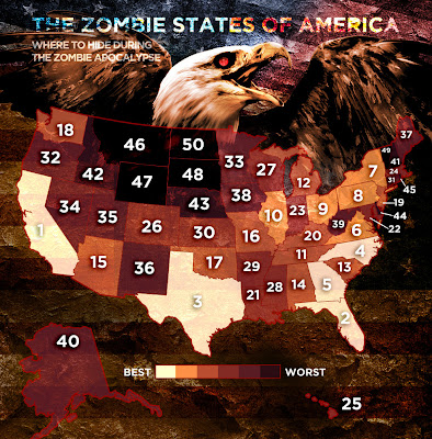 Zombie States of America - Il rischio stato per stato