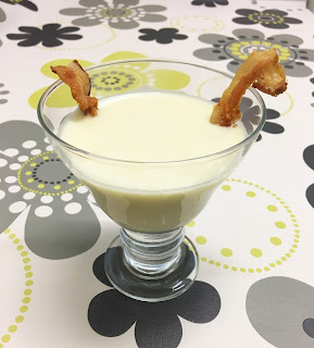 Vichyssoise with torreznos