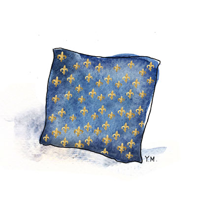 cushion by Yukié Matsushita