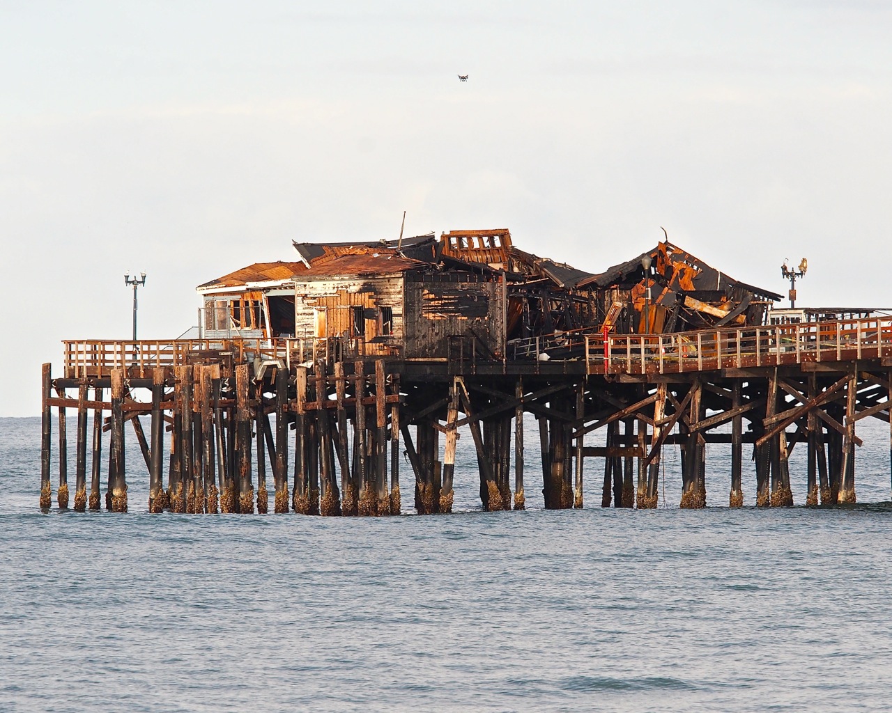 Photos and Stories Seal Beach Pier Fire The Day After