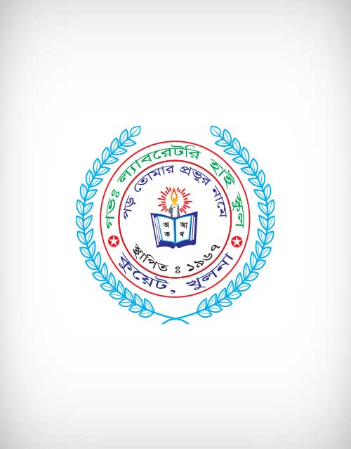 govt laboratory high school vector logo