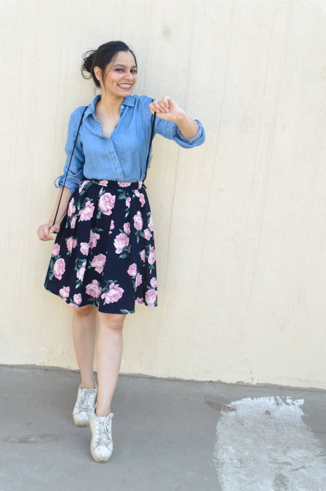 6 Ways to Wear A Floral Skirt - Chiconomical
