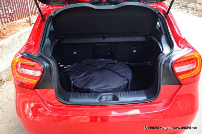 Mercedes a class luggage #3