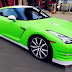 Lime Green Nissan GT-R