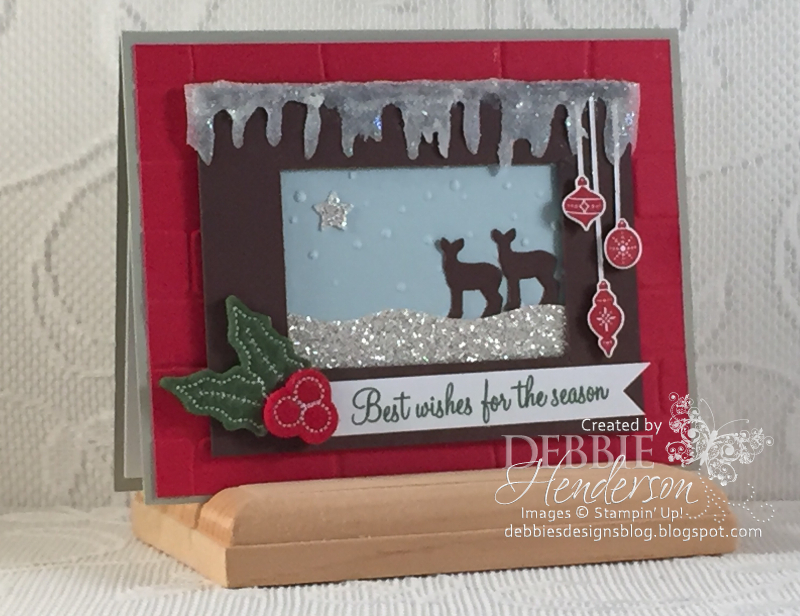 Debbie's Designs Homemade Icicles Using the Fine Tip Glue Pen!