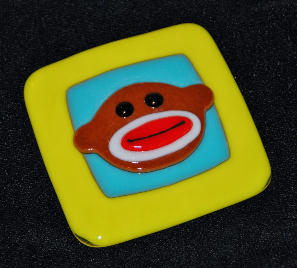 Omega Glass Fused Glass Art that's Ridiculously Cool Monkey Glass