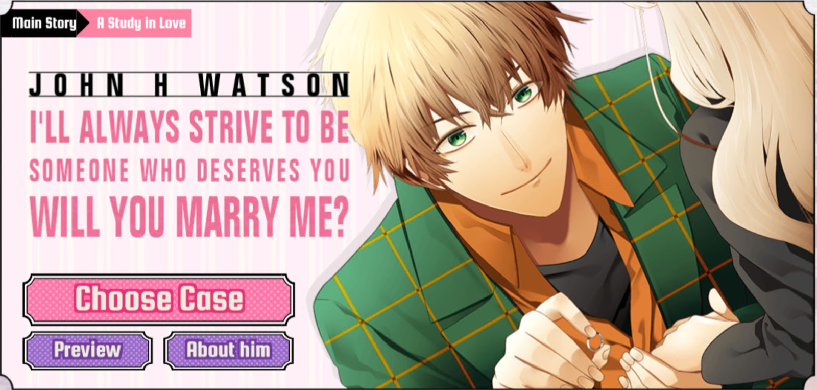 [Walkthrough+CG] Shall We Date? Guard Me, Sherlock! John H. Watson