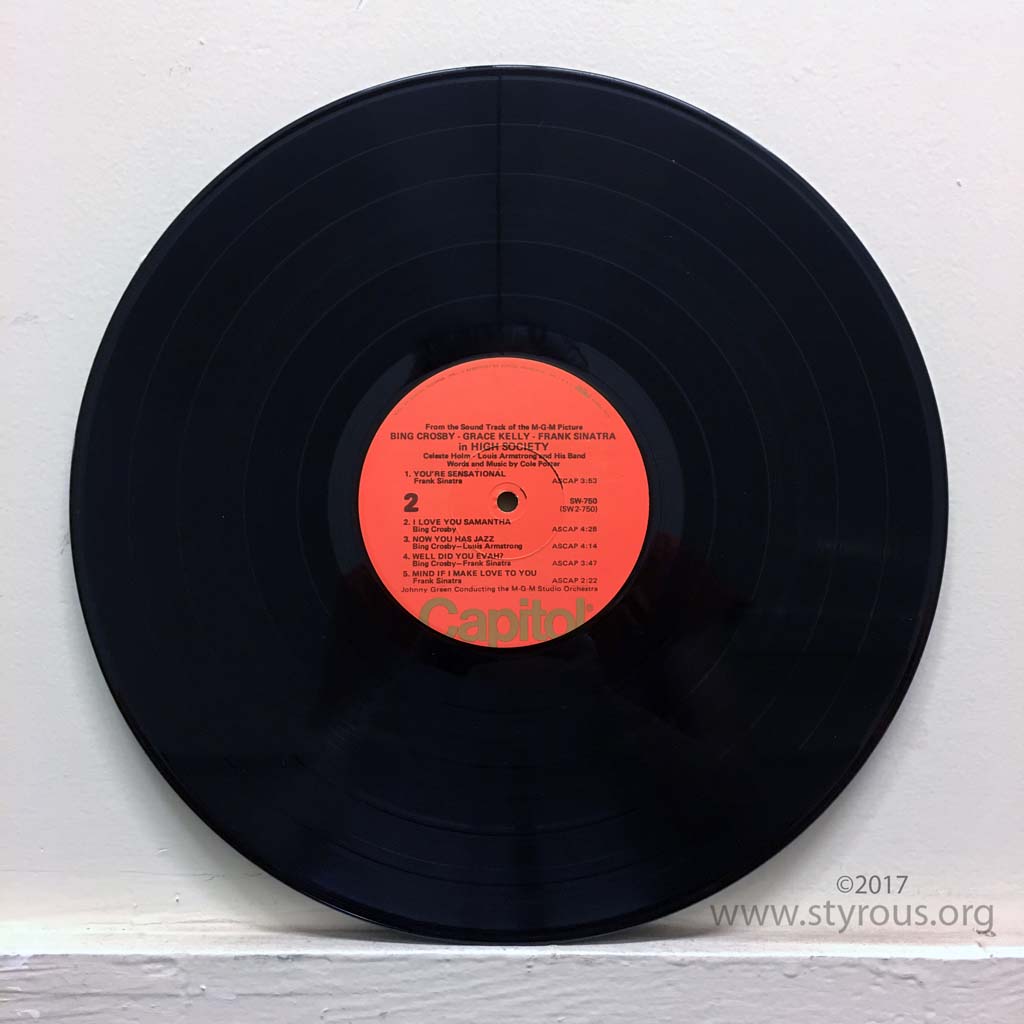 The Styrous® Viewfinder: 20,000 Vinyl LPs 109: High Society & Grace Kelly