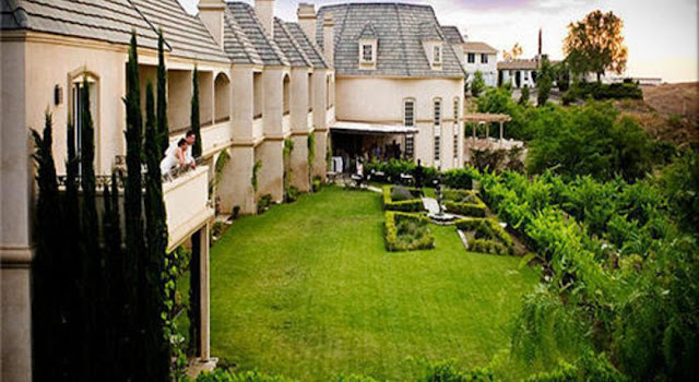Inn Churon Winery is place where a bit of France and Rolling Vineyard Hills of Temecula Wine County meet.