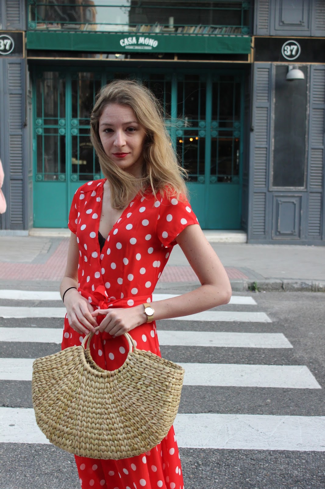 navegación Hostil Desnudo EL VESTIDO DEL VERANO; ROJO Y CON LUNARES @ DRESSLILY LOOK / PREPPY ELS BLOG