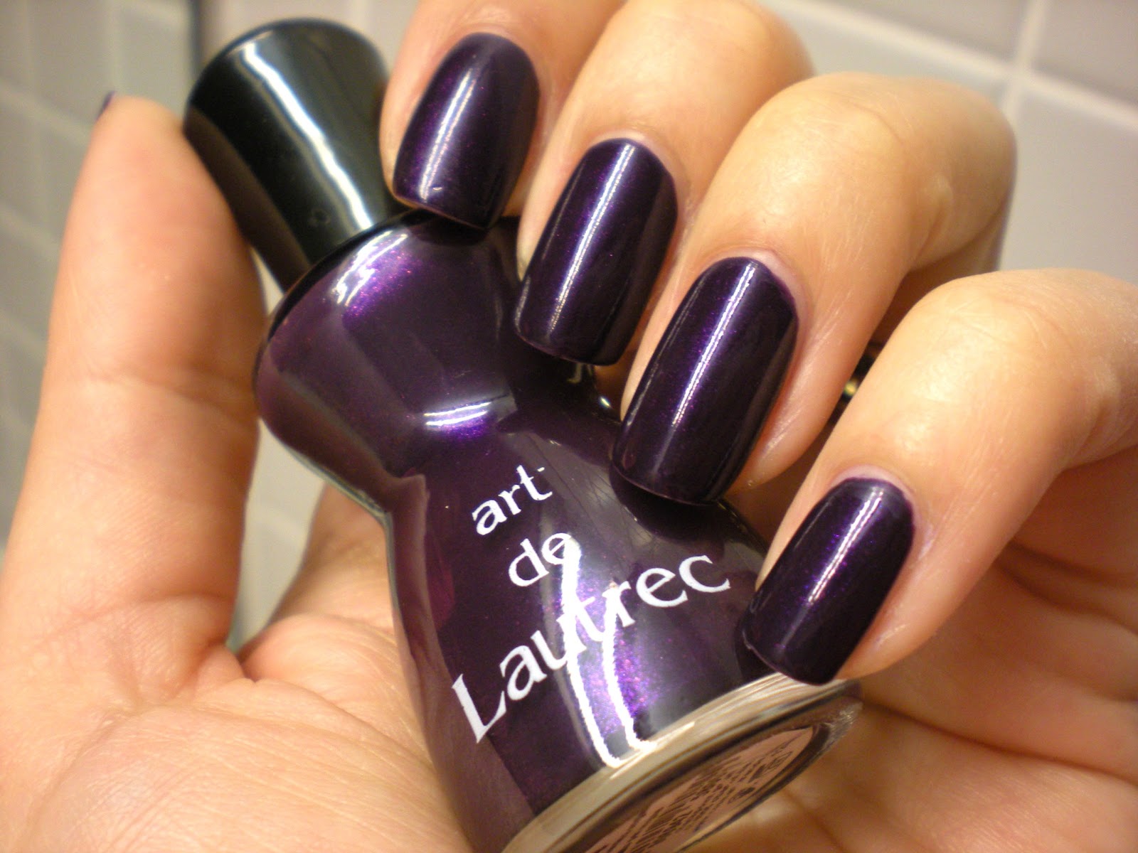 NOTD Art de Lautrec N°34 Dark deep purple / Polished Polyglot