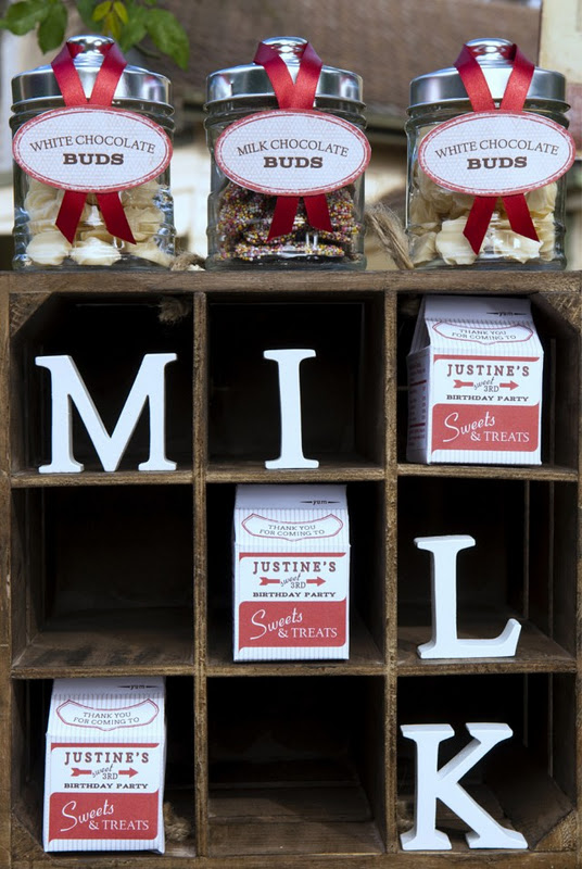 Kara s Party Ideas Vintage Milk   Cookies 3rd Birthday Party  - 66