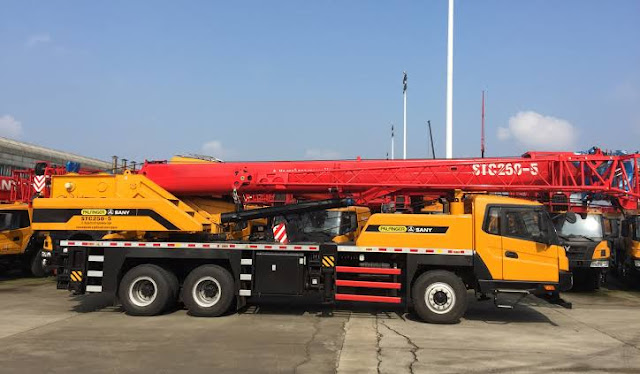 cv medan albertindo rental alat berat rent heavyequipment xcmg 25 ton crane load chart