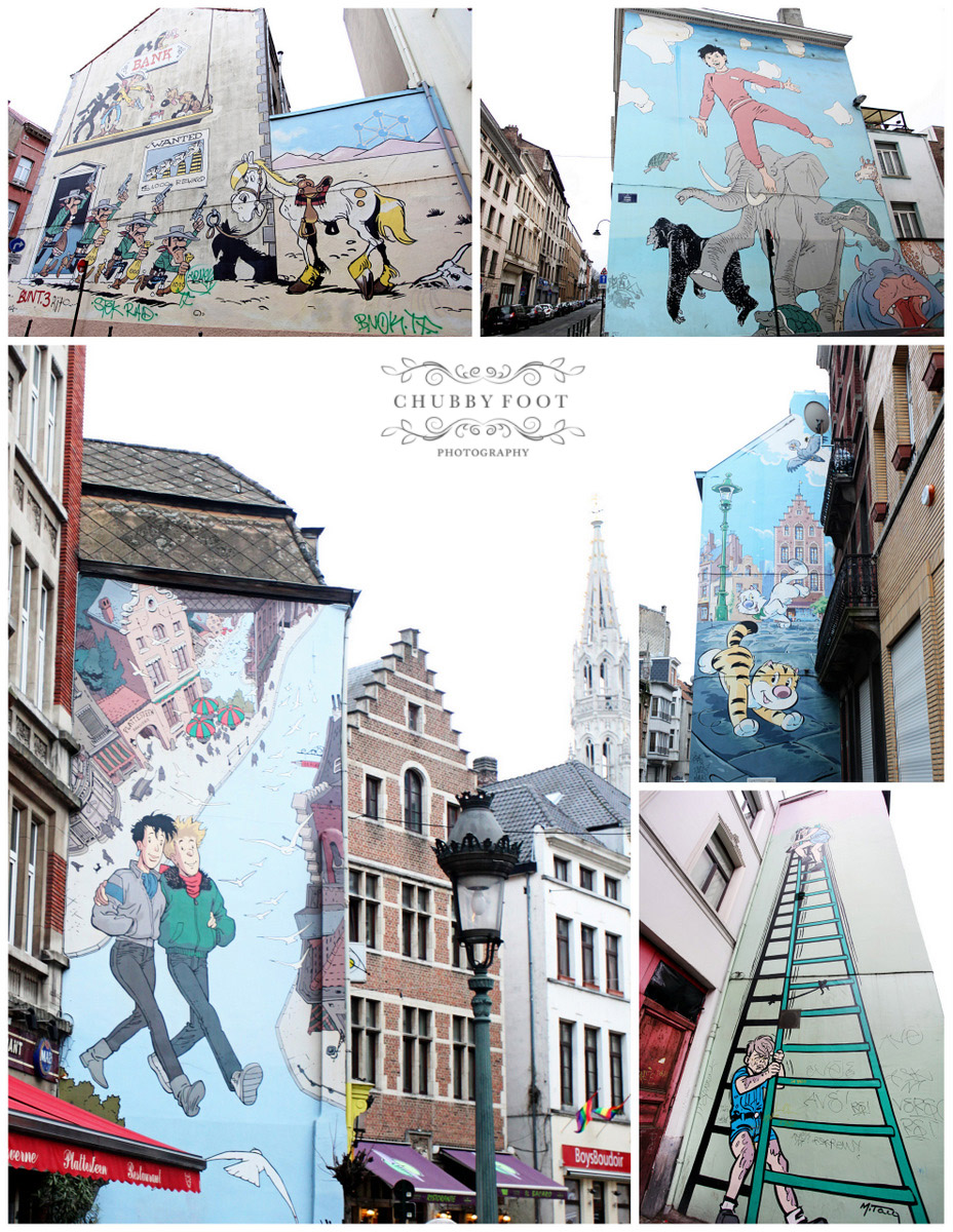 Crystal Ship COMIC STRIP TOUR Brussels Murals 2009
