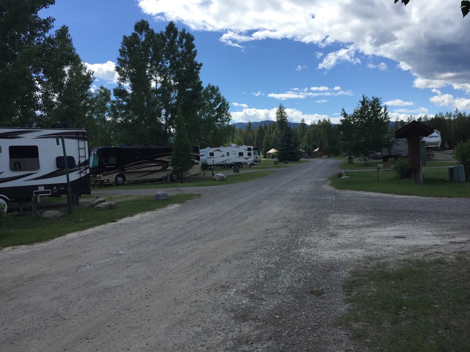 BLUE SKY AHEAD North American RV Park, Coram, Montana