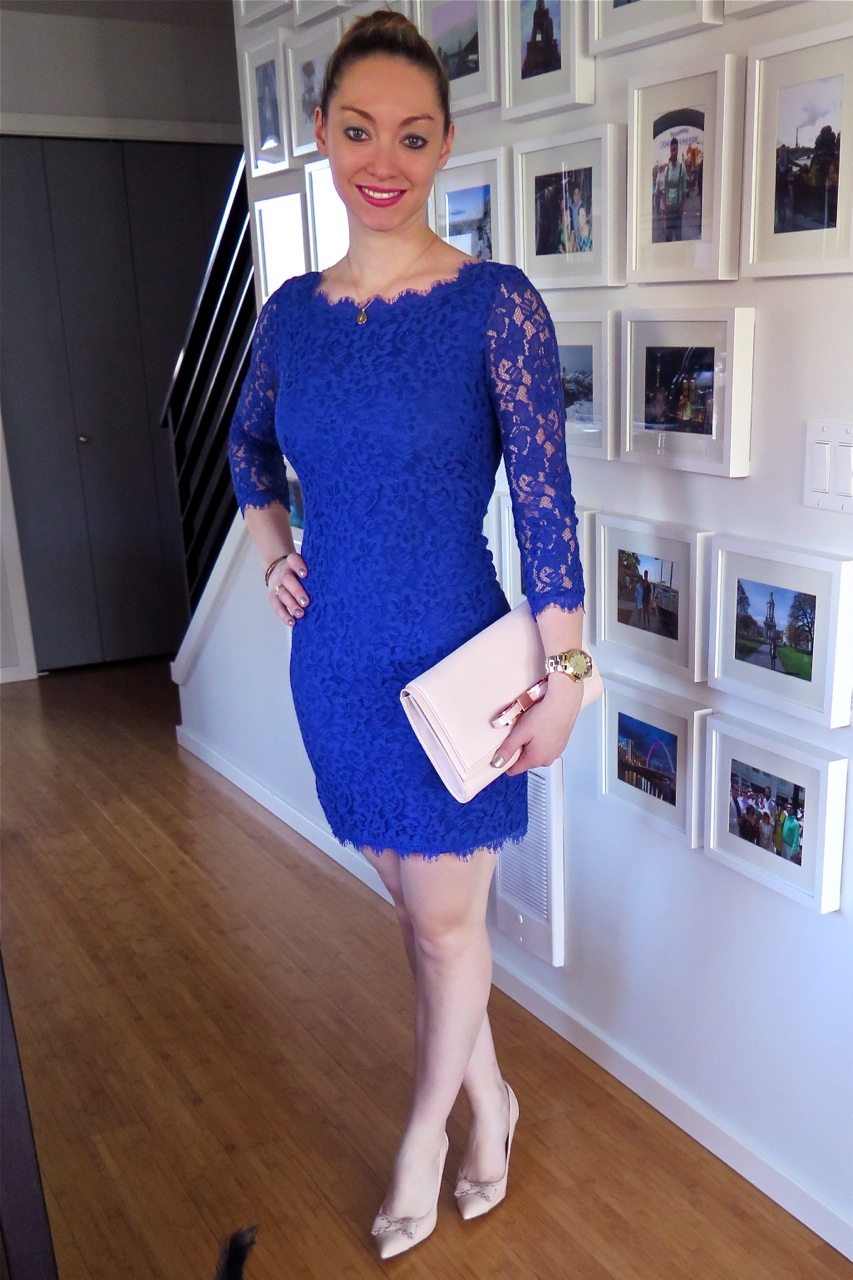 New Year's Eve Outfit Idea: DVF Zarita Lace Dress + Giveaway!
