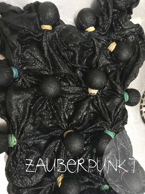 Shibori , Shibori Black, Färben, Abtrocknungstuch, Muster, Batik