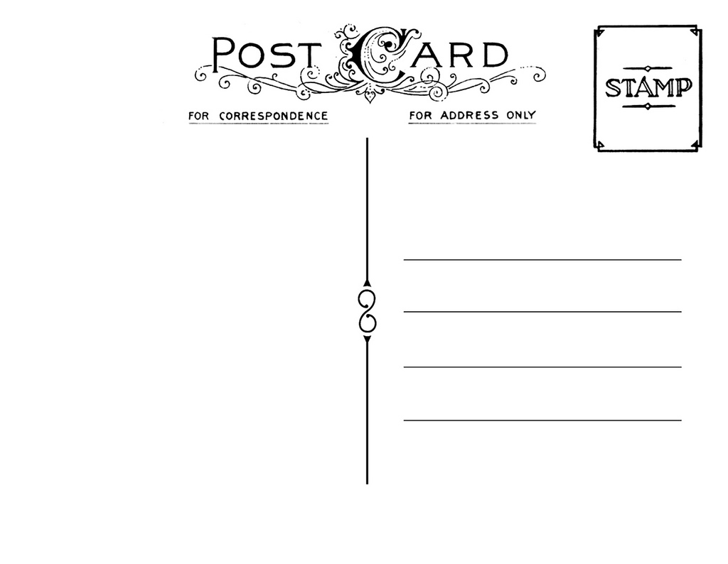 postcardpedia: Free Printable Postcard Templates Intended For Microsoft Word 4X6 Postcard Template